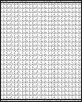 Monochromatic Geometric Lattice Raster Rug