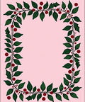 Evergreen Berry Vine Border Rug