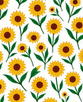 Golden Sunflower Garden Bloom Rug