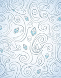 Winter Sky Swirl Crystal Rug