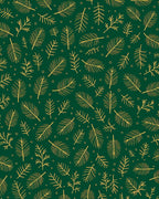 Emerald Green Pine Needle Botanical Rug