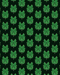 Emerald Green Leafy Repeat Rug