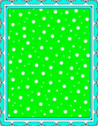 Vibrant Lime Polka Dot Inlay Rug