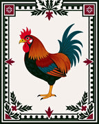 Vibrant Cockrell Garden Frame Rug