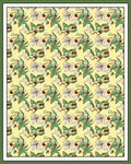 Spring Garden Floral Cherry Rug