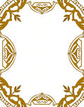 Golden Archway Foliage Border Rug