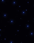 Deep Space Blue Burst Stars Rug