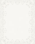 Ornate Cream Mandala Outline Rug