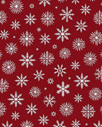 Winter White Snowflake Collage Background Rug