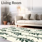 Emerald Forest Tree Line Rug