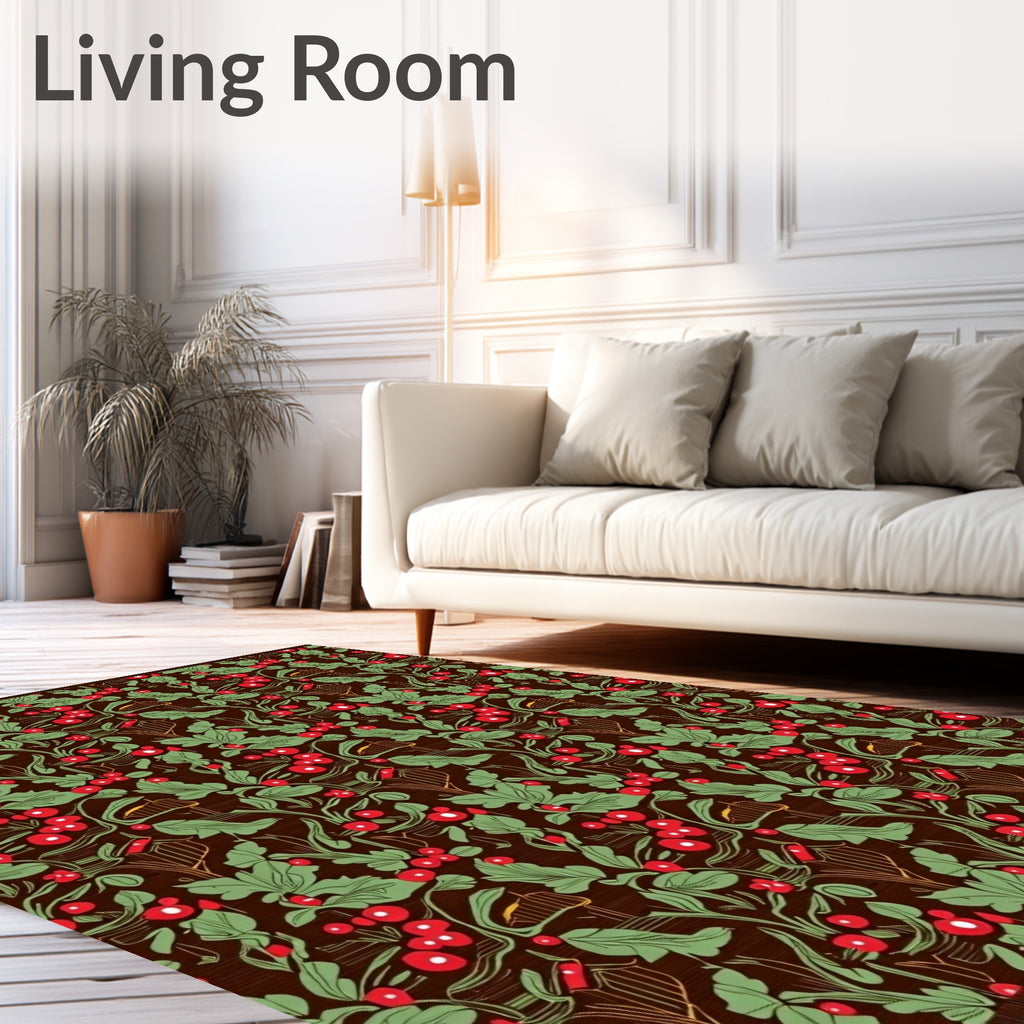 Woodland Cherry Blossom Branch Rug