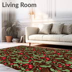 Woodland Cherry Blossom Branch Rug