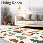 Forest Friends Woodland Creatures Rug