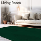 Dark Green Pine Forest Repeating Rug