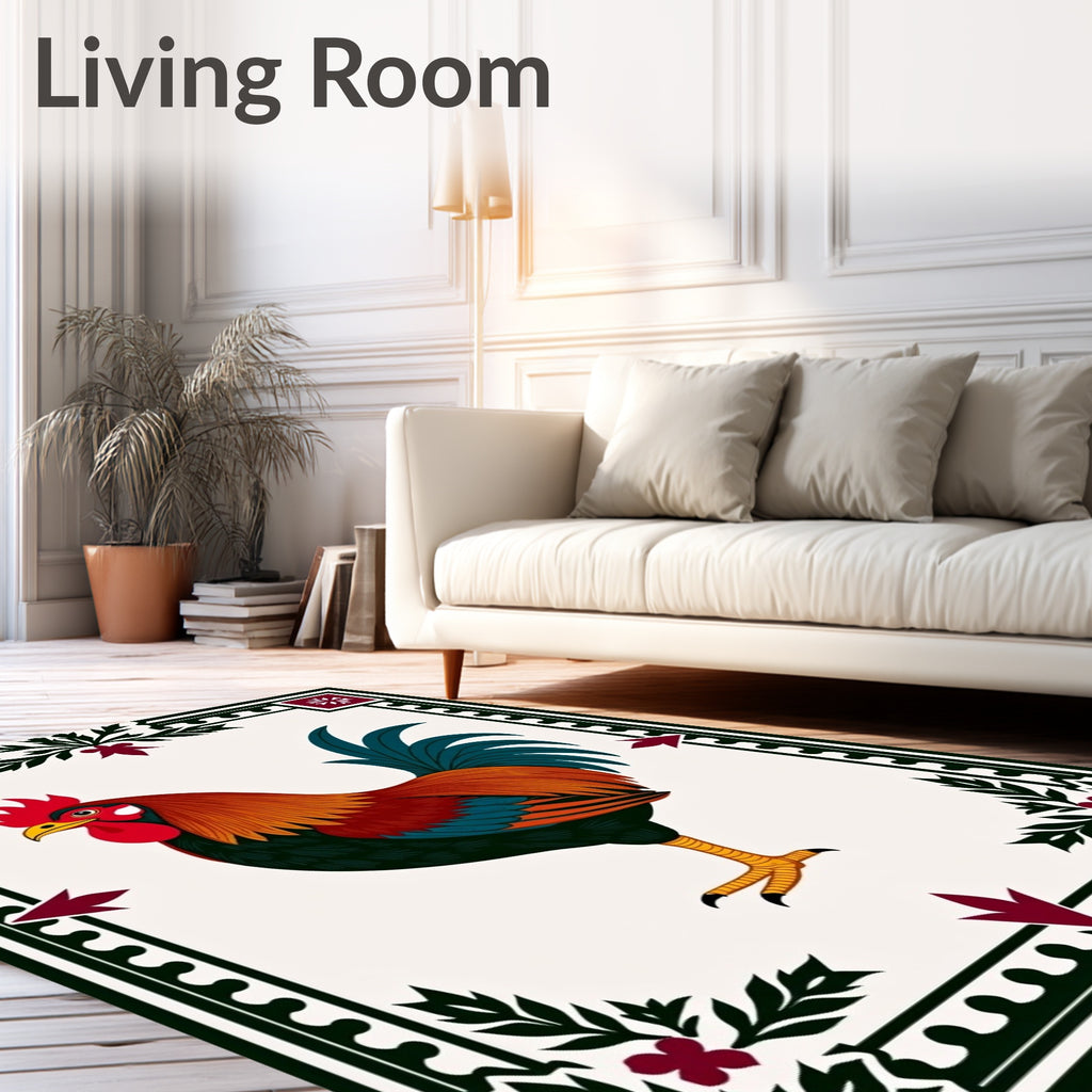 Vibrant Cockrell Garden Frame Rug