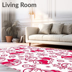 Crimson Children Flora Scatter Rug