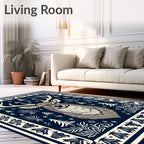 Majestic Deer Forest Woodland Charm Rug