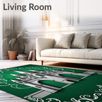Enchanted Emerald Castle Archway Rug