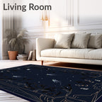 Mystical Celestial Ghost Garden Rug