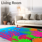 Coral Reef Fish Aquatic Scene Rug