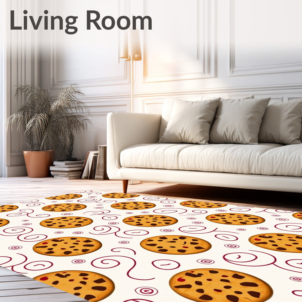 Sweet Chocolate Chip Cookie Whimsy Rug