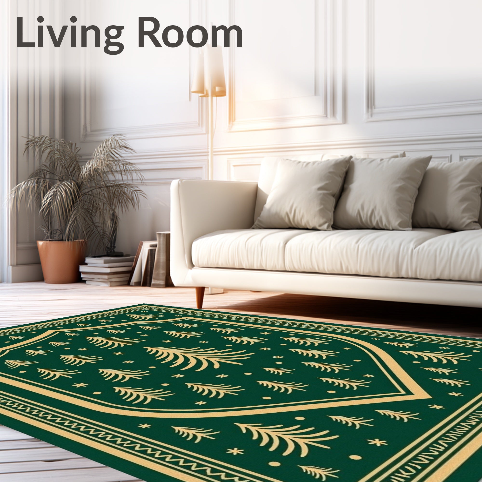 Forest Green Pine Crest Rug