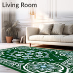 Emerald Garden Floral Composite Rug