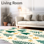 Forest Green Pine Scatter Rug