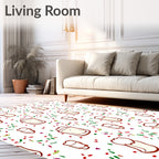 Festive Confetti Beer Mugs Rug