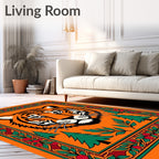 Bold Tiger Forest Frame Rug