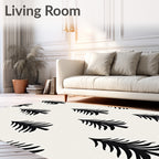 Black Pine Tree Repeat Rug