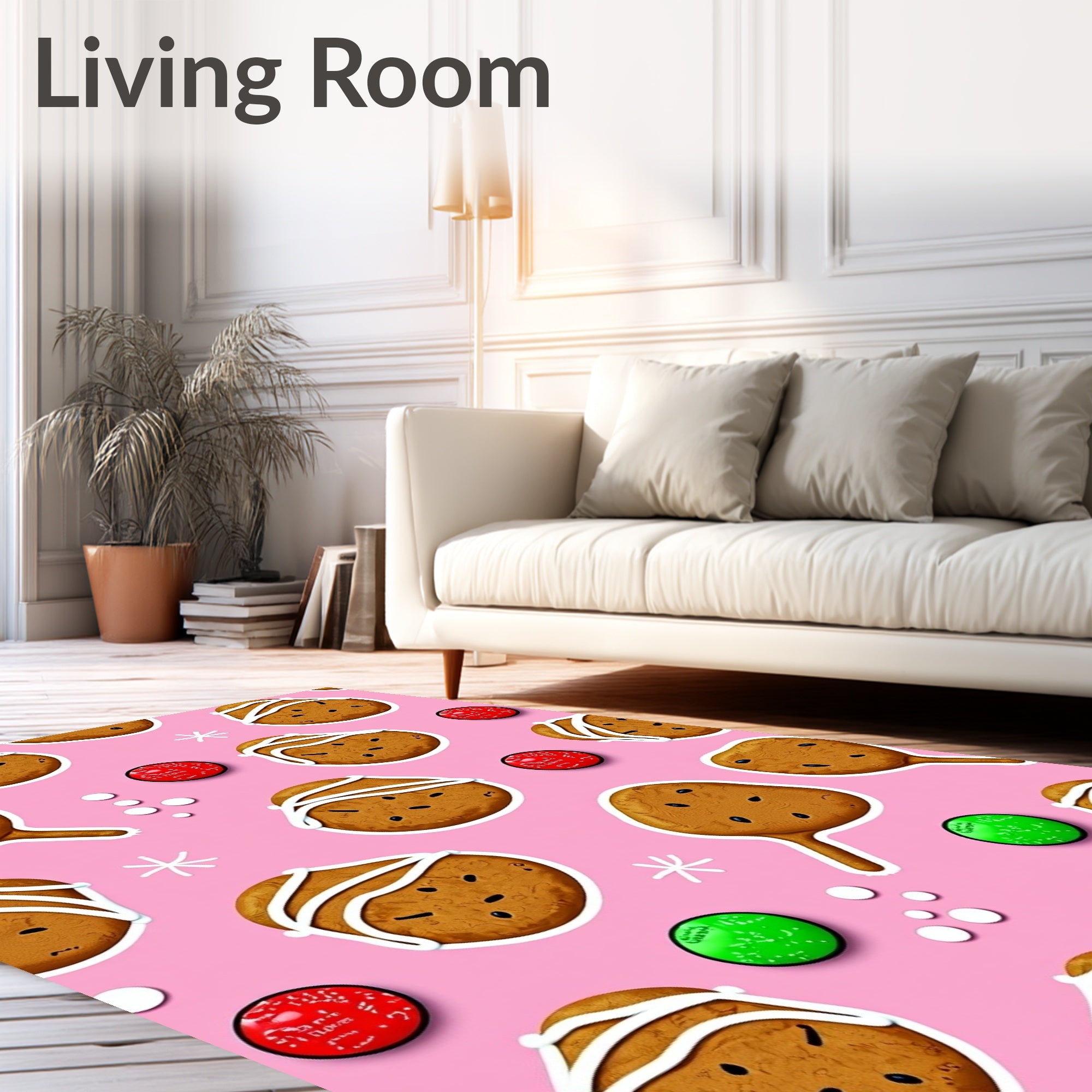 Pink Spiced Cookie Lollipop Collection Rug
