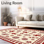 Joyful Gingerbread Man Candy Ornament Rug