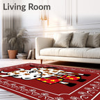 Whimsical Cow Whimsical Stars Rug