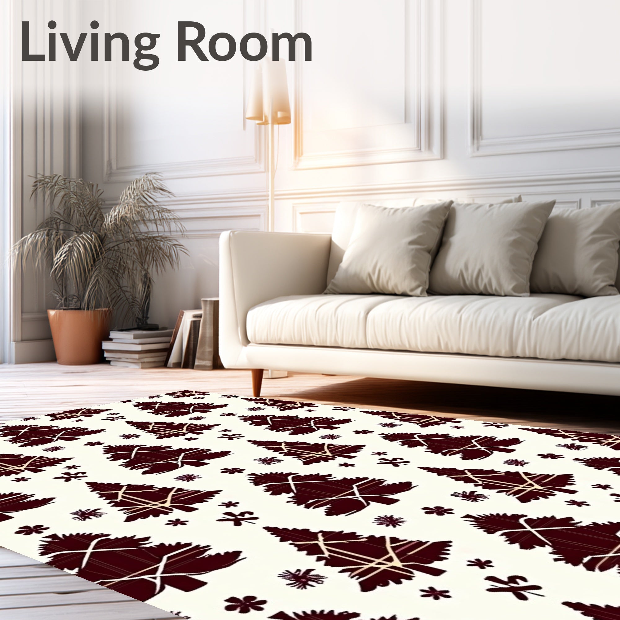Crimson Tartan Evergreen Repeat Rug