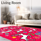 Merry Christmas Reindeer Gifts Sleigh Rug