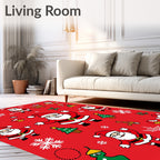 Jolly Santa Claus Christmas Collection Rug