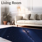 Night Sky Starry Nebula Rug