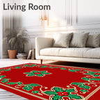 Festive Holly Berry Garden Rug