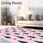 Forest Pine and Berry Scatter Rug