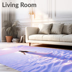 Ethereal Pink Gown Water Embrace Rug