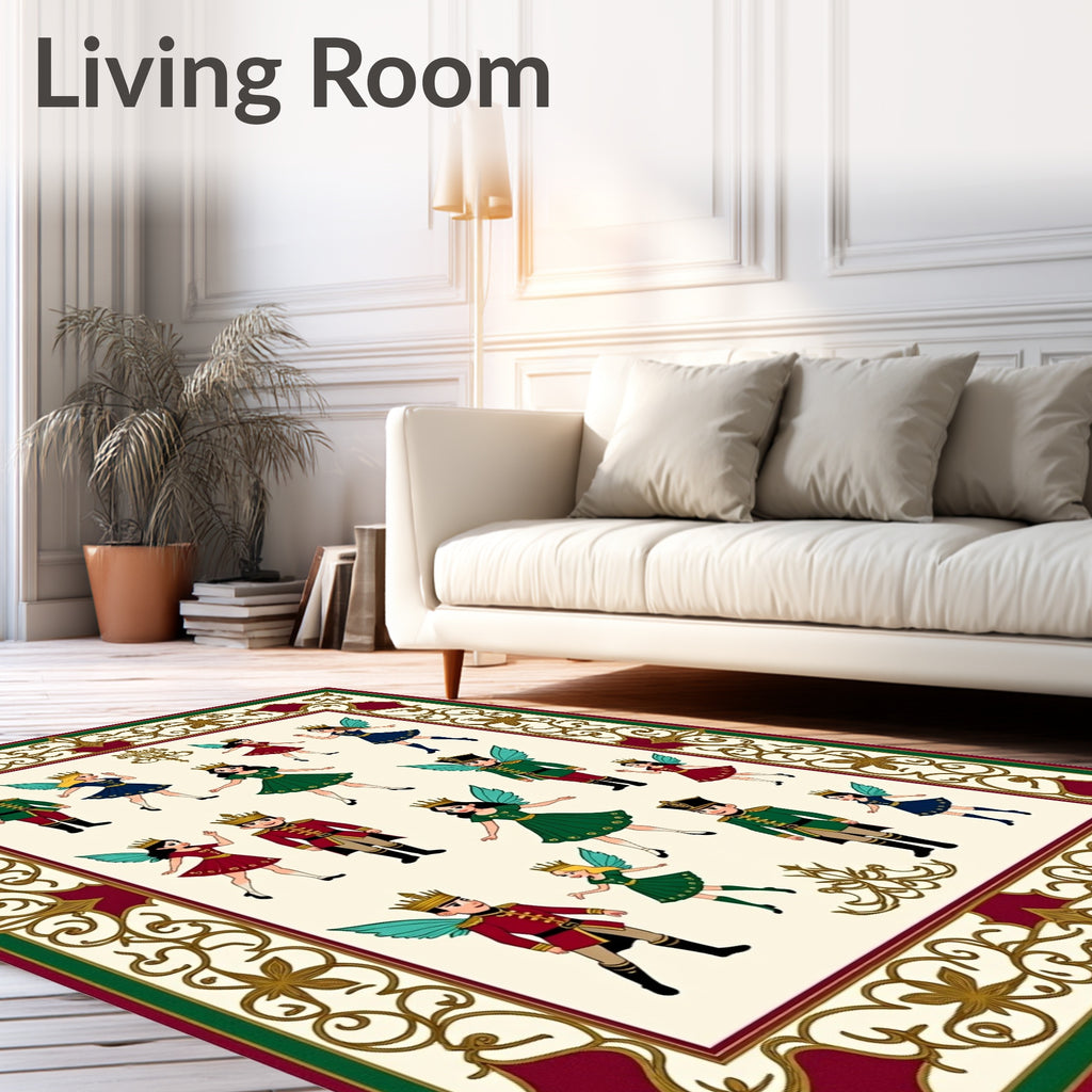 Whimsical Fairy Tale Royal Court Rug