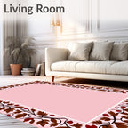 Autumn Leaf Berry Border Rug