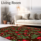 Vintage Berry Ivy Branch Rug