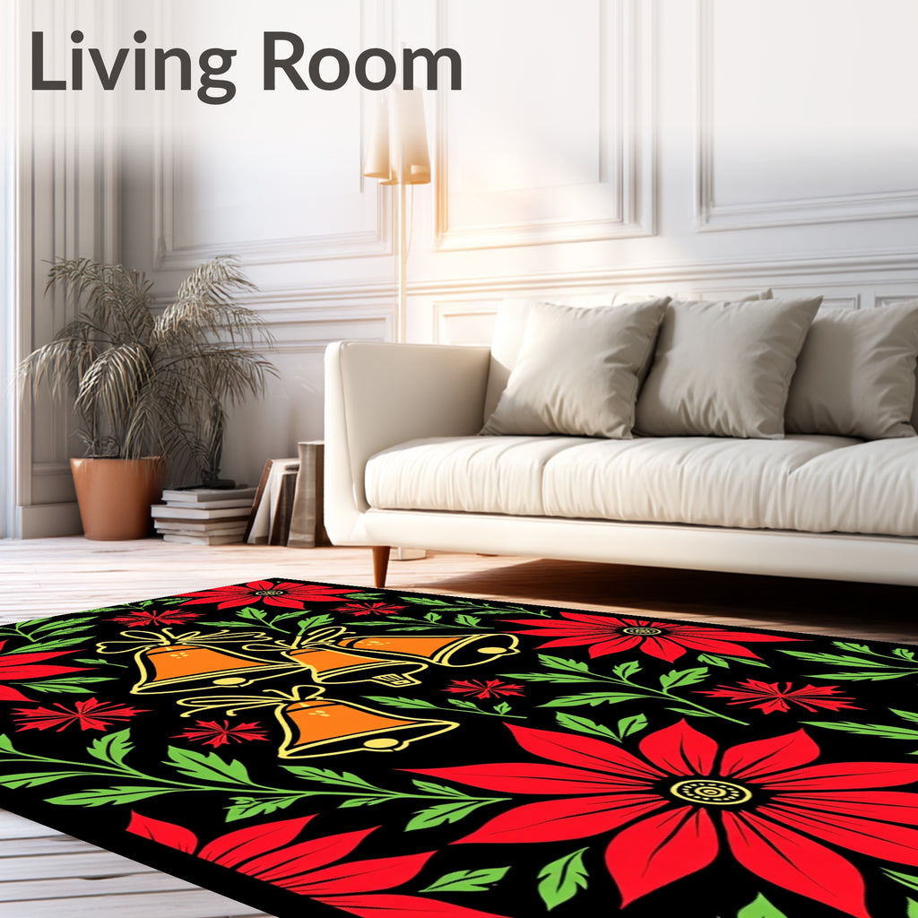 Red Floral Bell Jubilee Rug