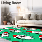 Happy Christmas Dog Collection Rug