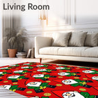Red Gnome With Gold Coins Rug