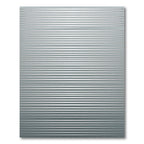 Minimalist Silver Linear Horizon Rug