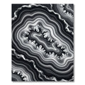 Monochromatic Crystal Geode Layers Rug