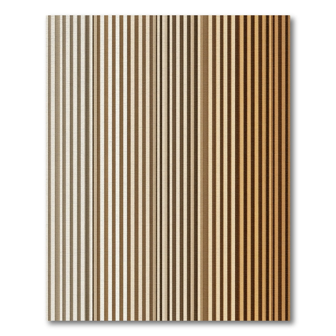Earthy Gradient Vertical Stripe Rug